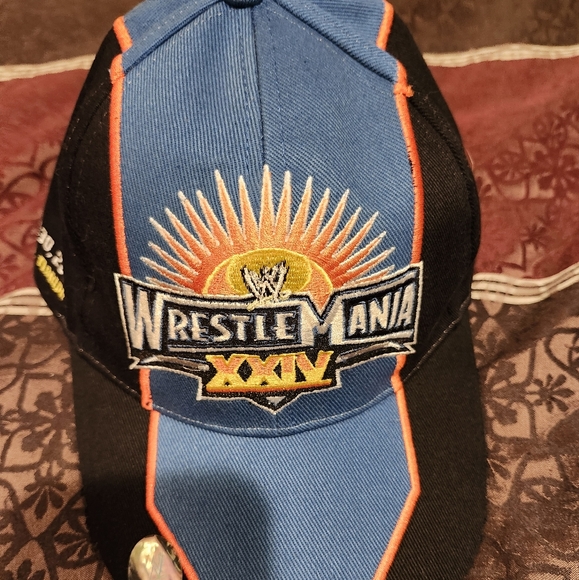 Vintage WWE Wrestlemania XXIV hat - Picture 1 of 3